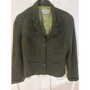 Monsoon 100% Wool Women's Green Blazer